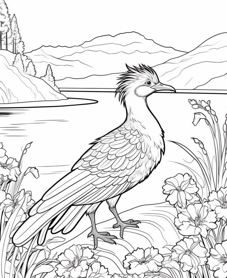 Run with the Road Runner in Our Veterans Oasis Park coloring page