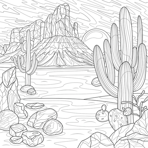 Sunrise coloring page