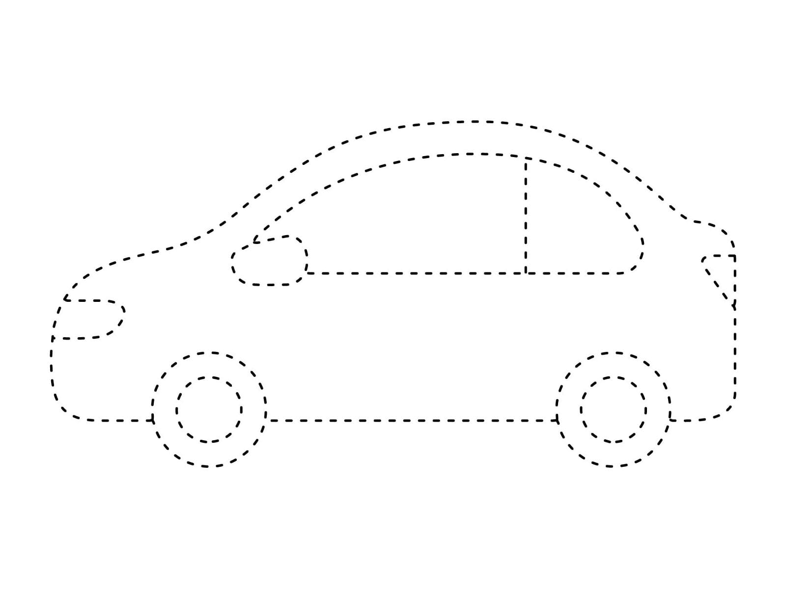 A Car Tracing Worksheet