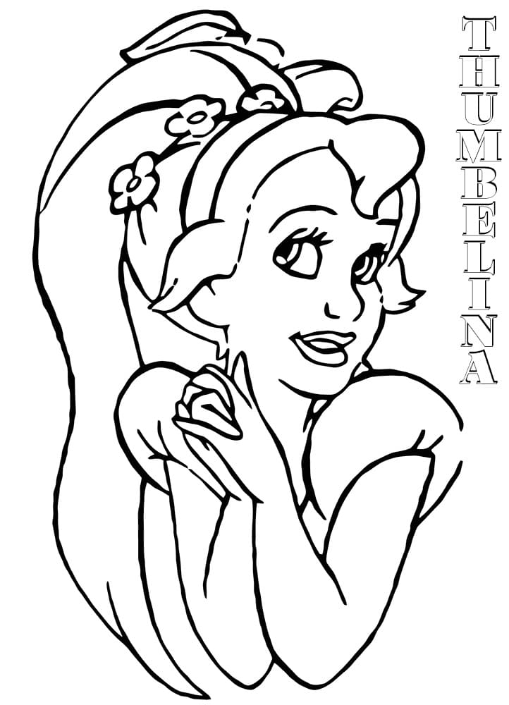 Thumbelina coloring pages - ColoringLib