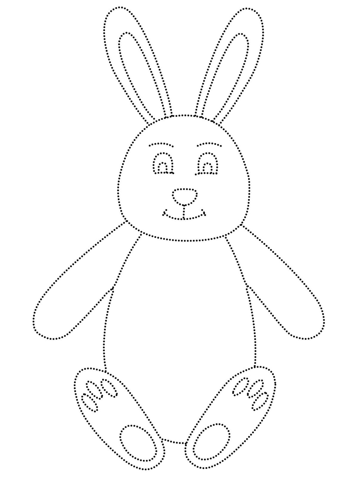 Cartoon Rabbit Tracing