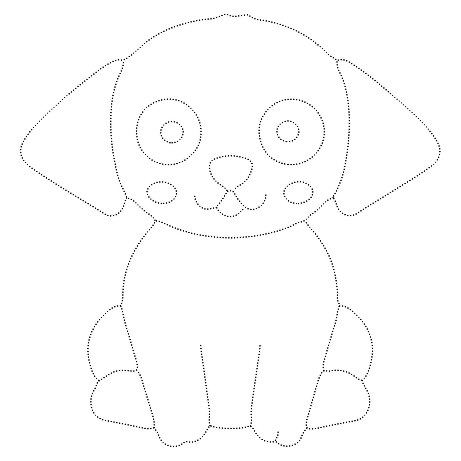 Cute Dog Tracing