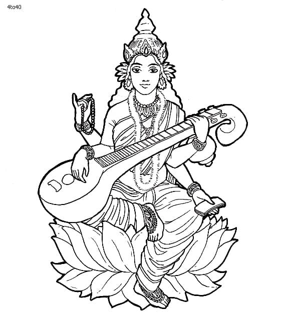 Goddess Saraswati