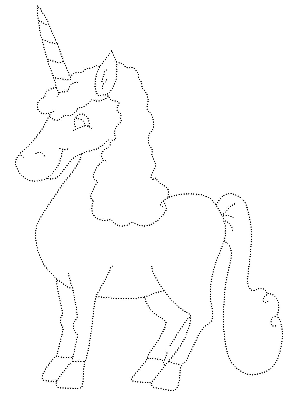 Happy Unicorn Tracing