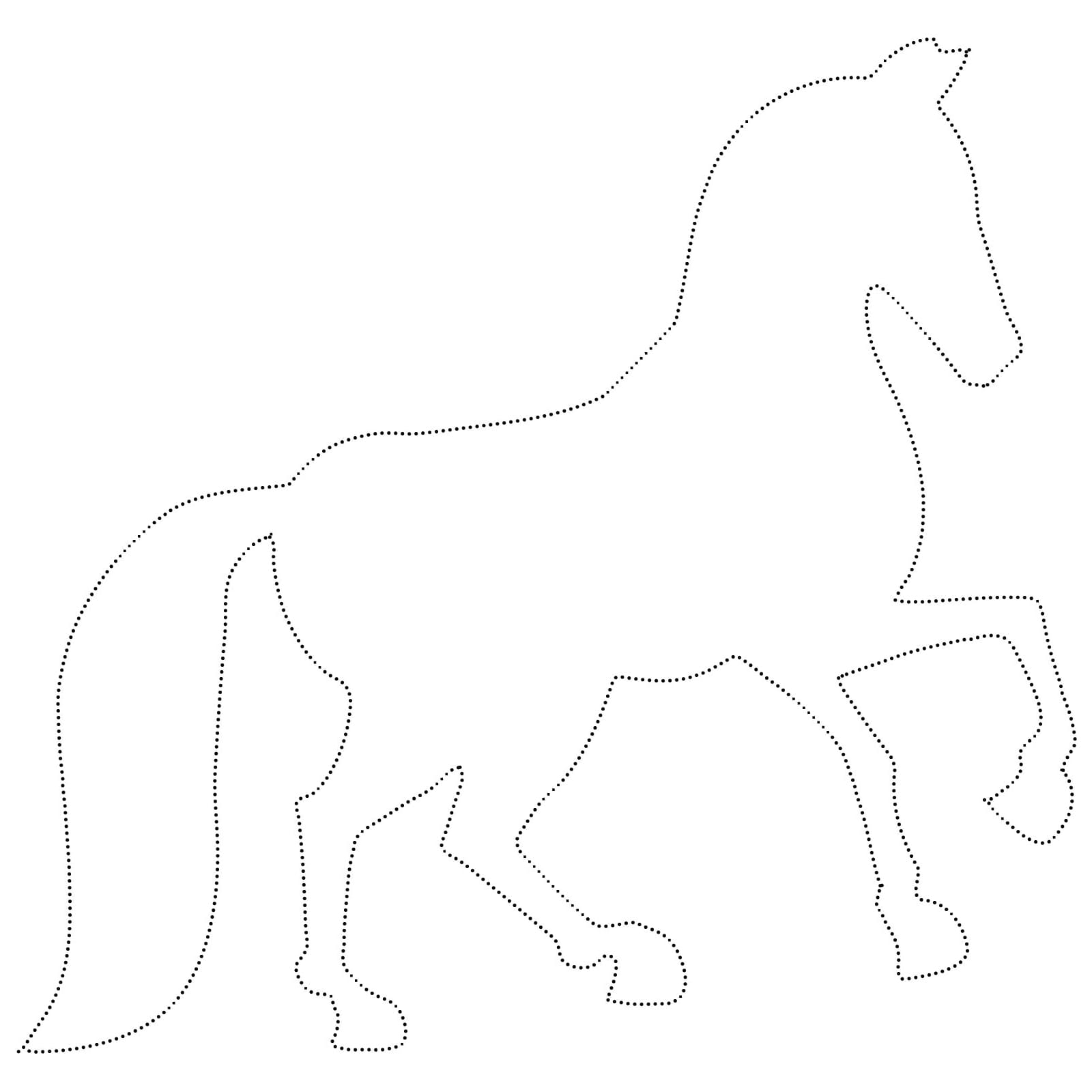 Horse Tracing Image