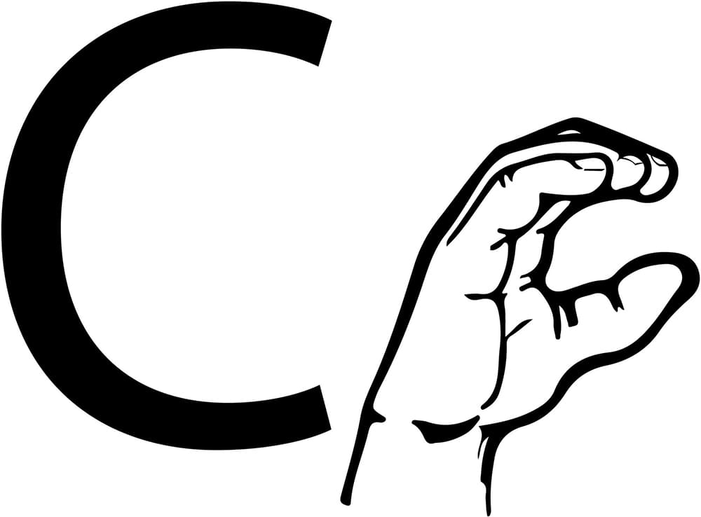 Letter C American Sign Language