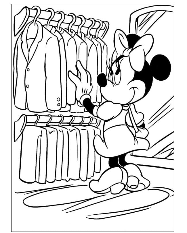 Minnie Looks At Jackets