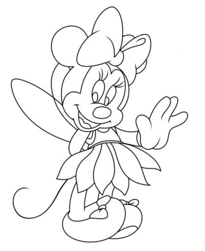 Minnie Mouse Fun coloring page