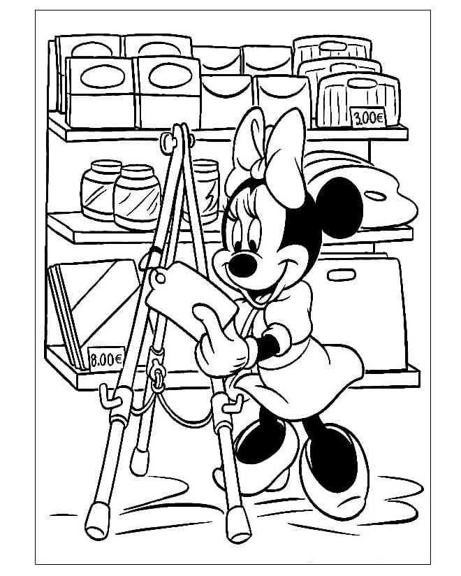 Minnie Reads the Label