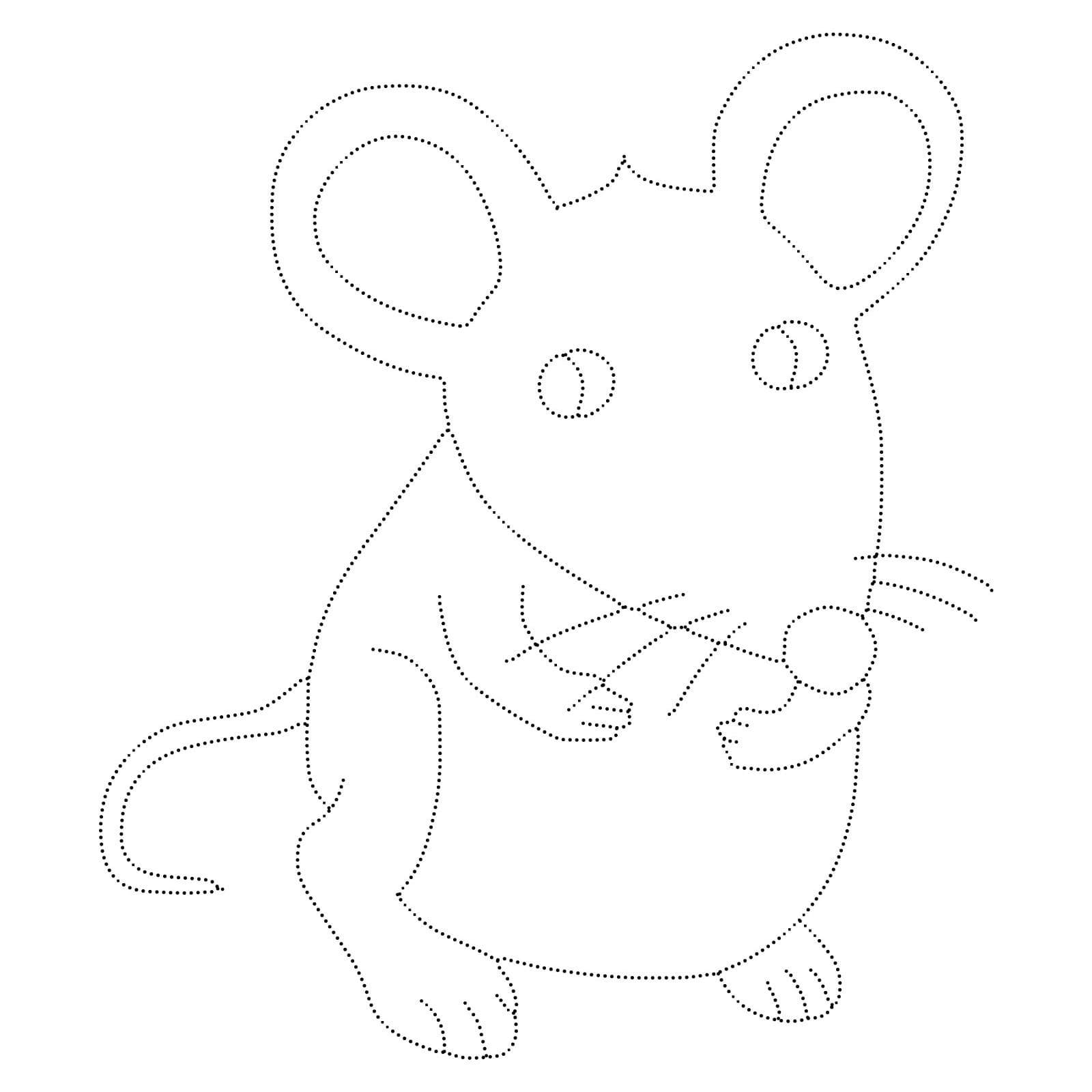 Mouse Tracing Worksheet