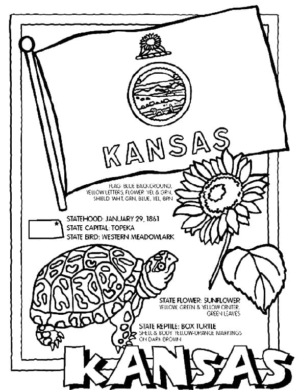 Printable Kansas