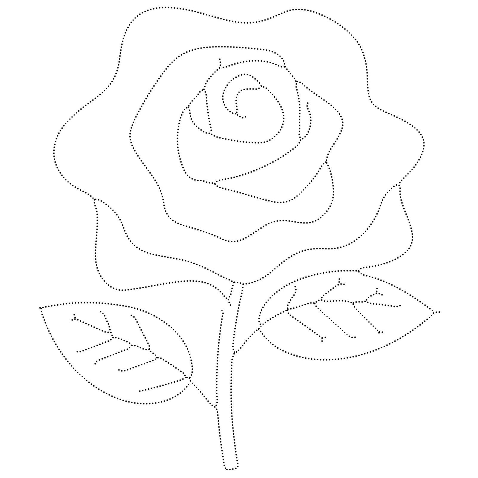 Rose Tracing to Print