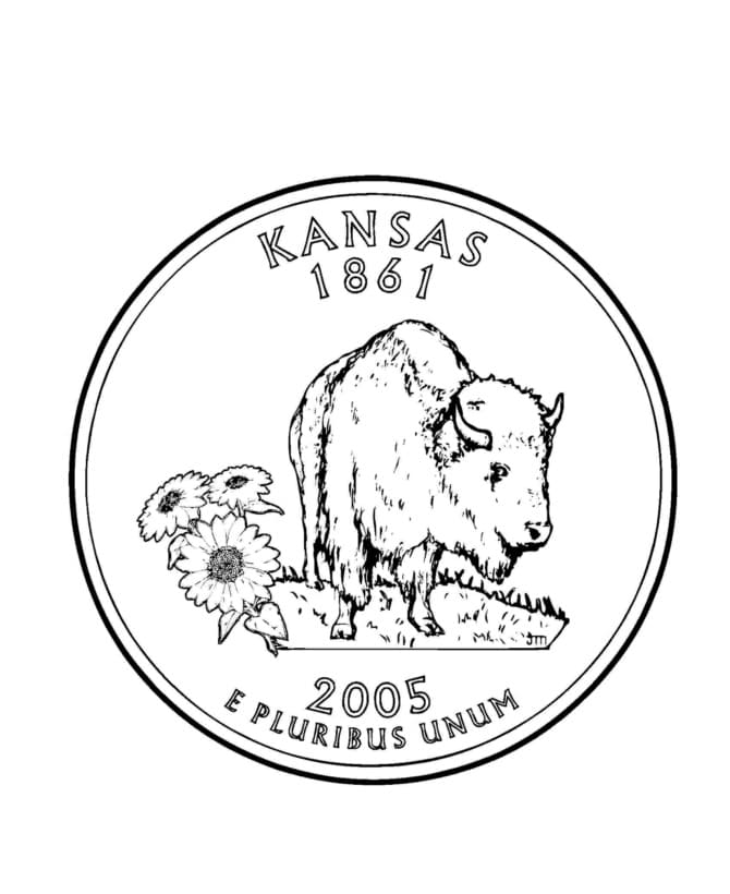 State of Kansas Quarter