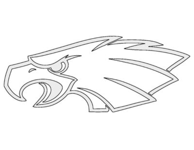 Eagle – the Logo of the Philadelphia Eagles Club coloring page