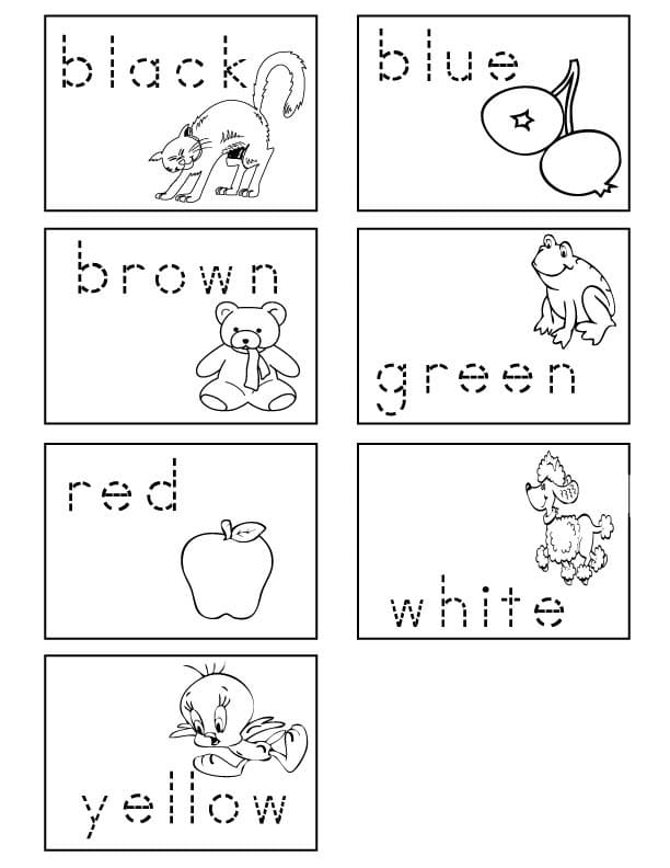 Animal Tracing for First Grade coloring page