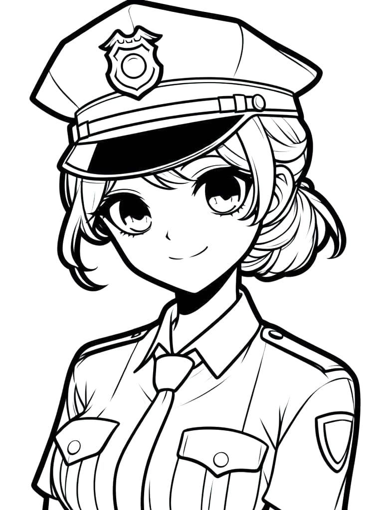 Anime Police Girl