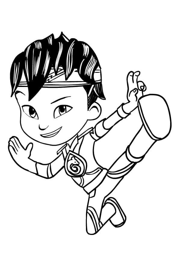 Cool Kody Kapow coloring page