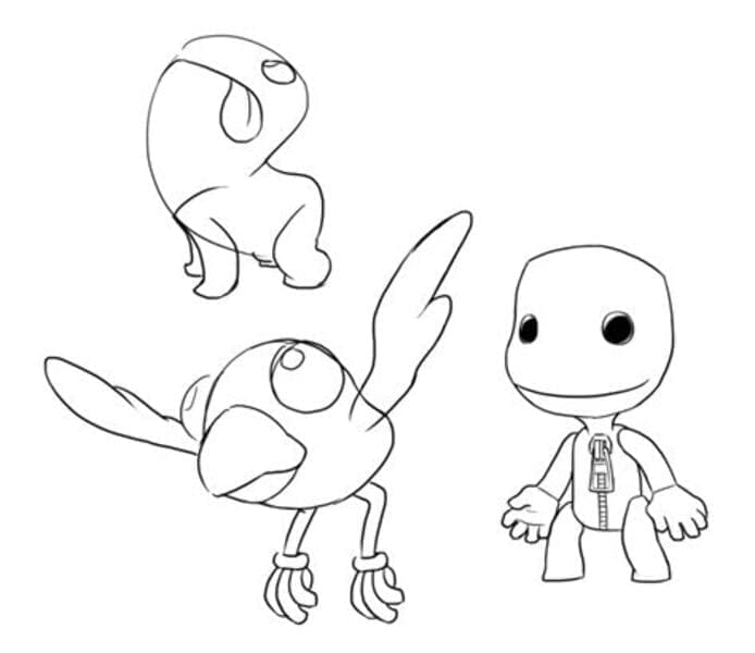 Drawing of Little Big Planet