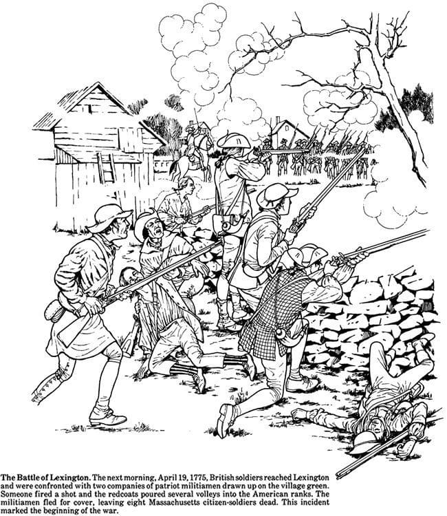 Drawing of War coloring page