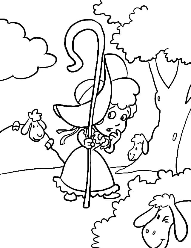 Free Printable Little Bo Peep