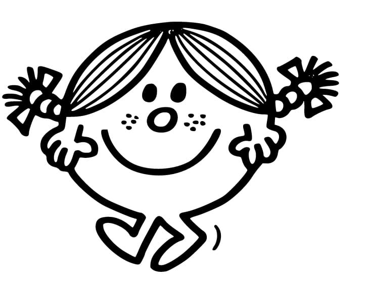 Little Miss Sunshine coloring pages - ColoringLib