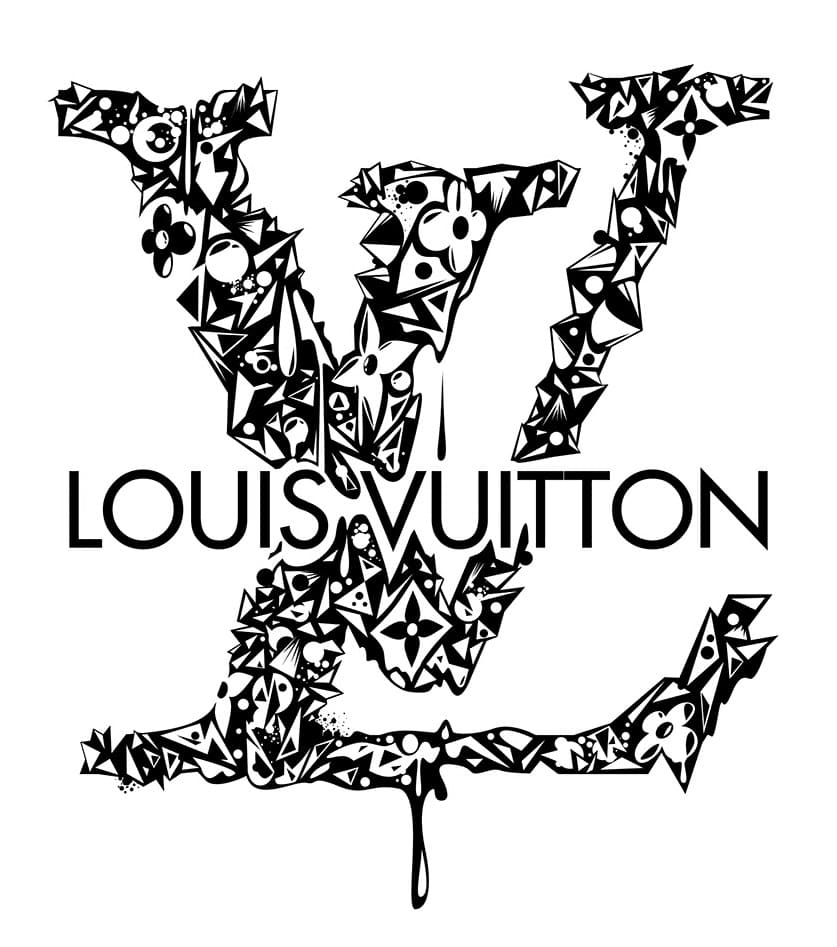 Free Printable Louis Vuitton coloring page