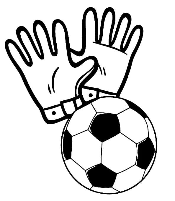 Free Soccer coloring page