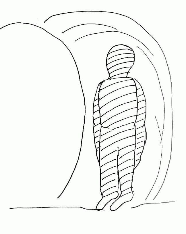 Lazarus Raised coloring page