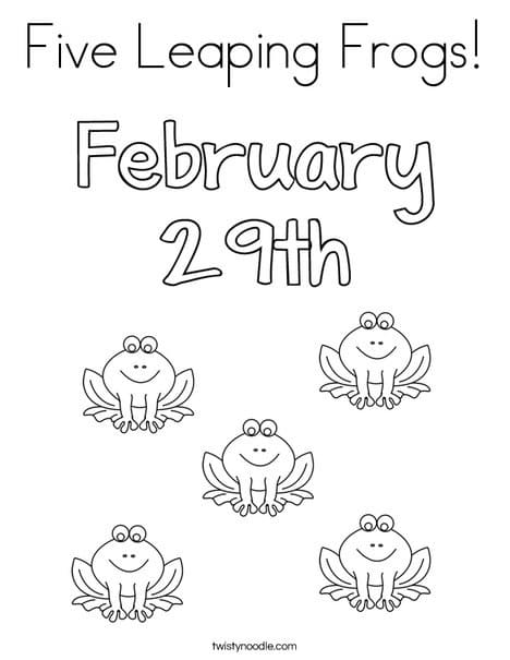 Leaf Year 2024 coloring page