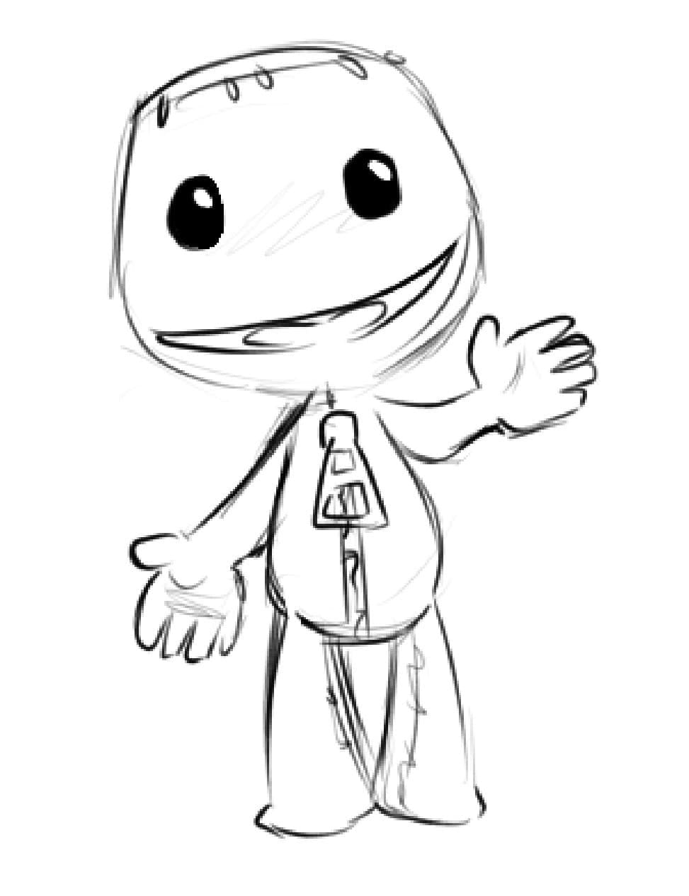 Little Big Planet Free coloring page