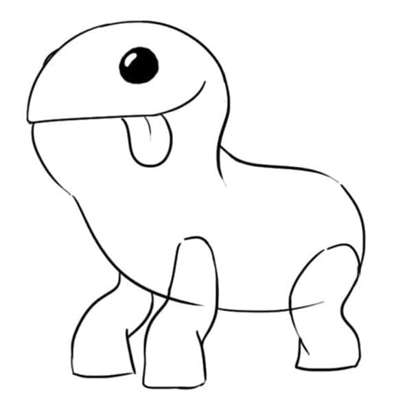 OddSock from Little Big Planet coloring page