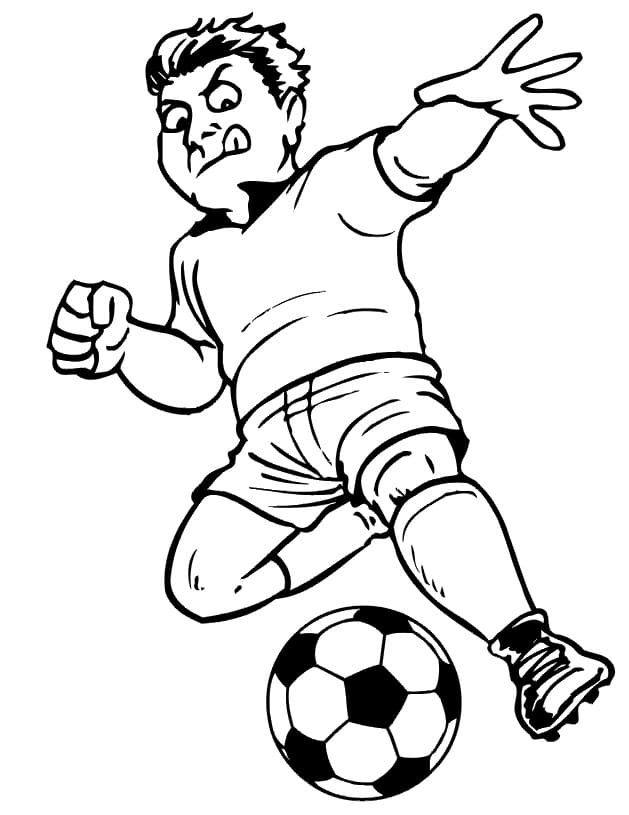 Play Soccer coloring page