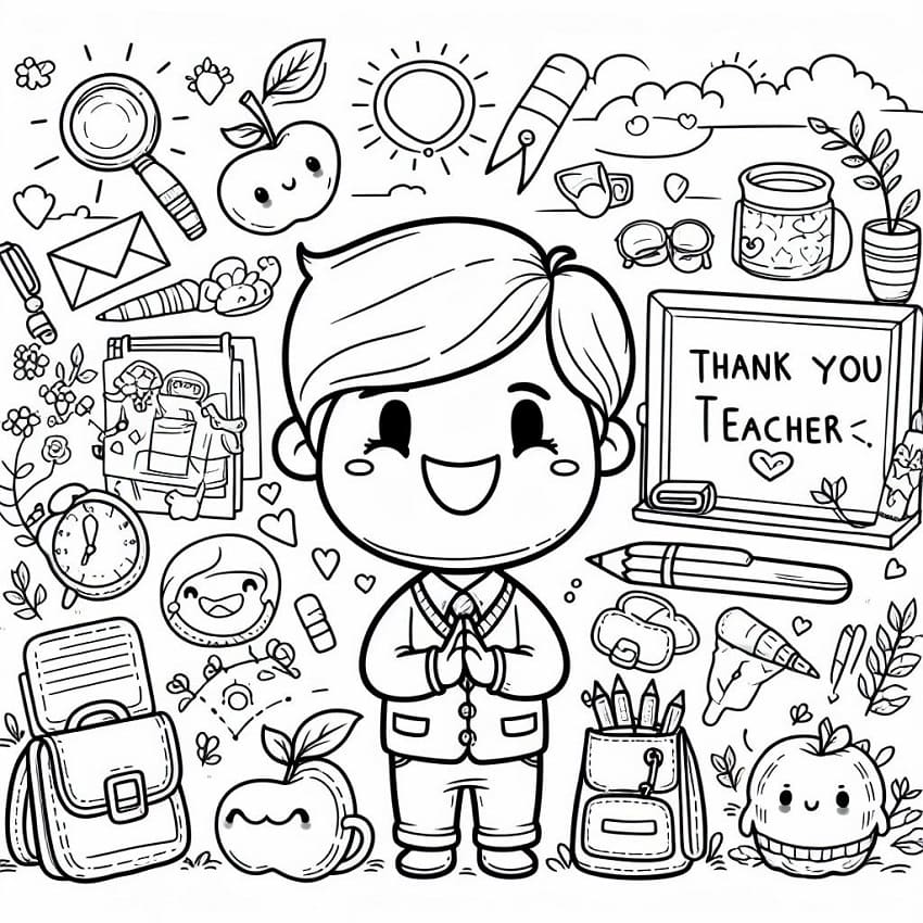 Print Thank You Teacher