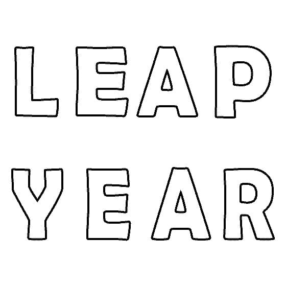 Printable Leaf Year