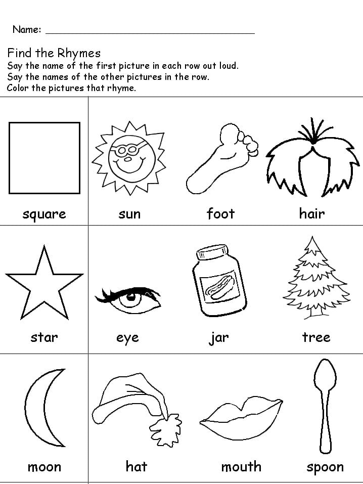 Shapes Worksheets for First Grade