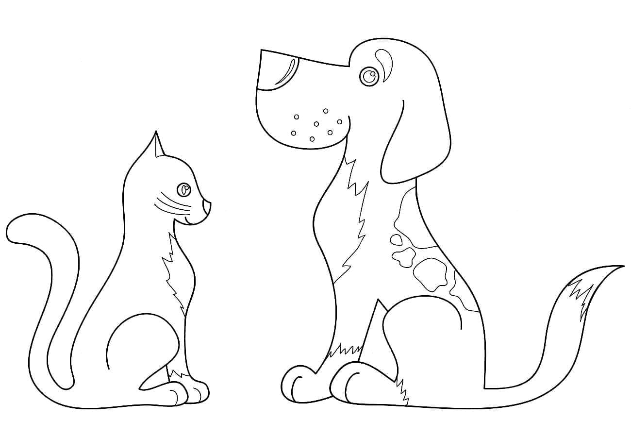 Simple Cat and Dog