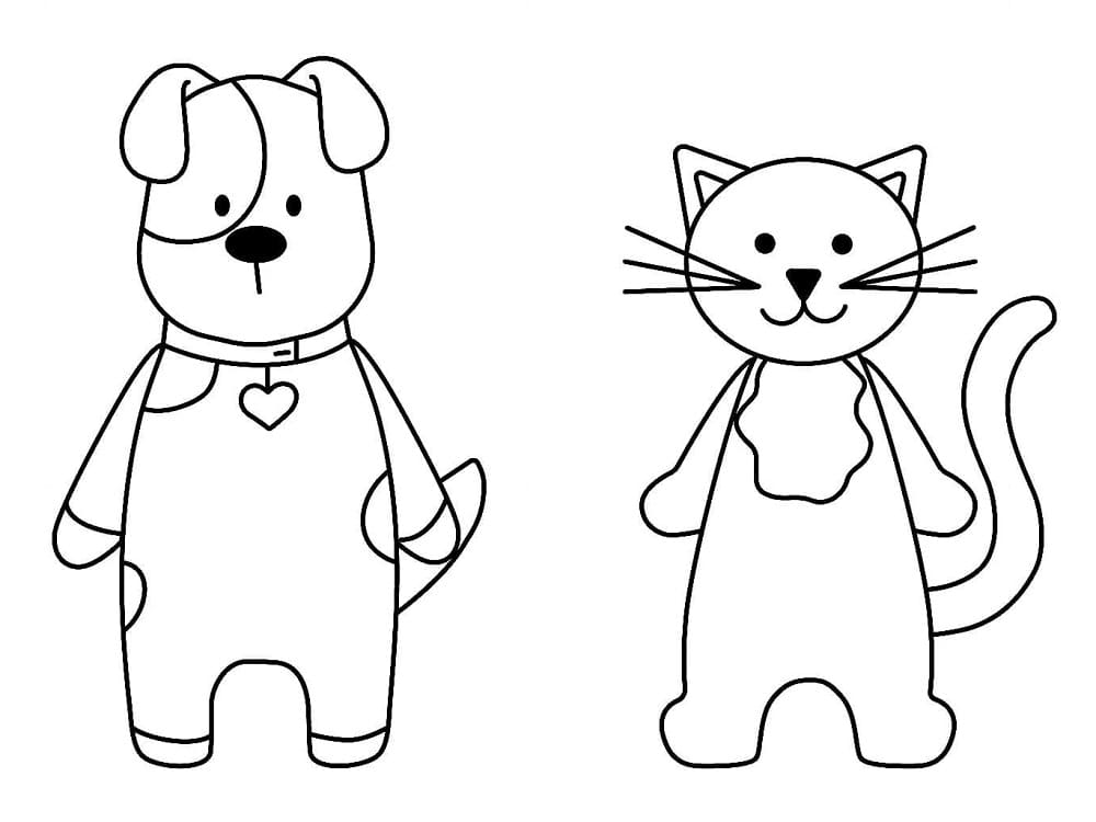 Simple Dog and Cat