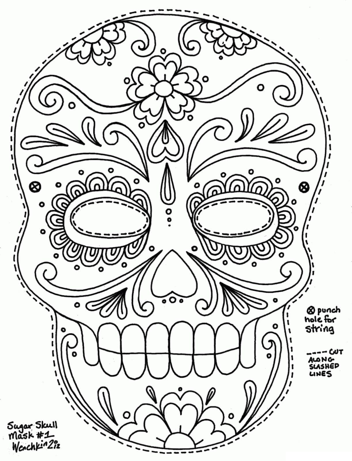 Sugar Skull for Teen