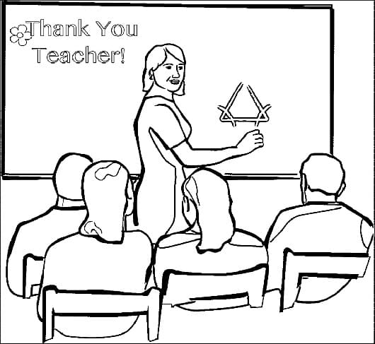 Thank You Teacher Sheet