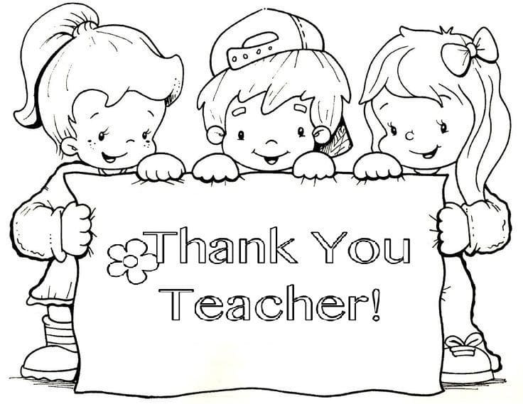 Thank You Teacher to Print