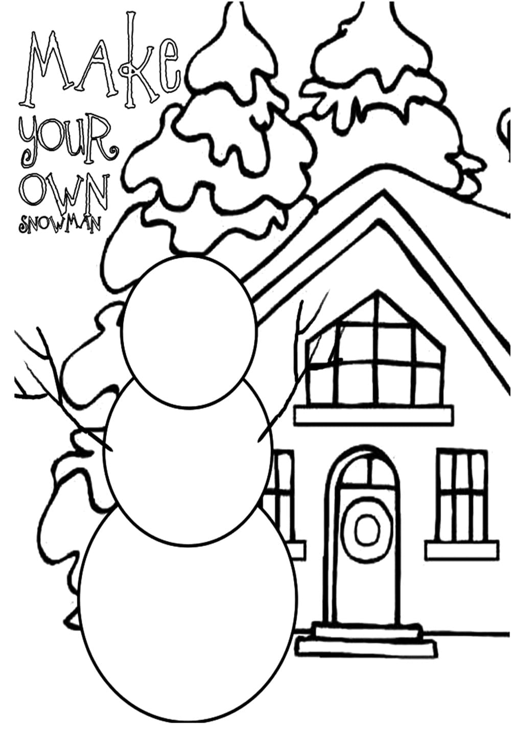 Winter First Grade coloring page