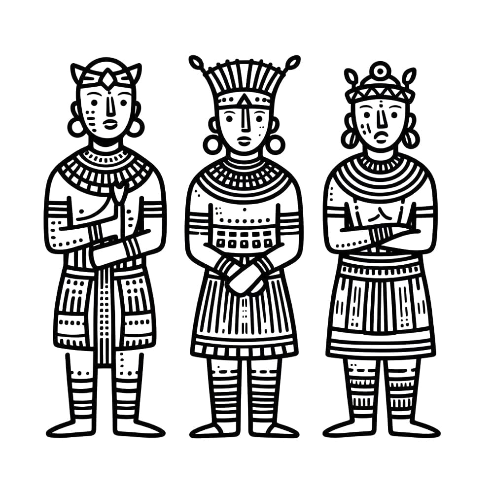 Zulu Image coloring page