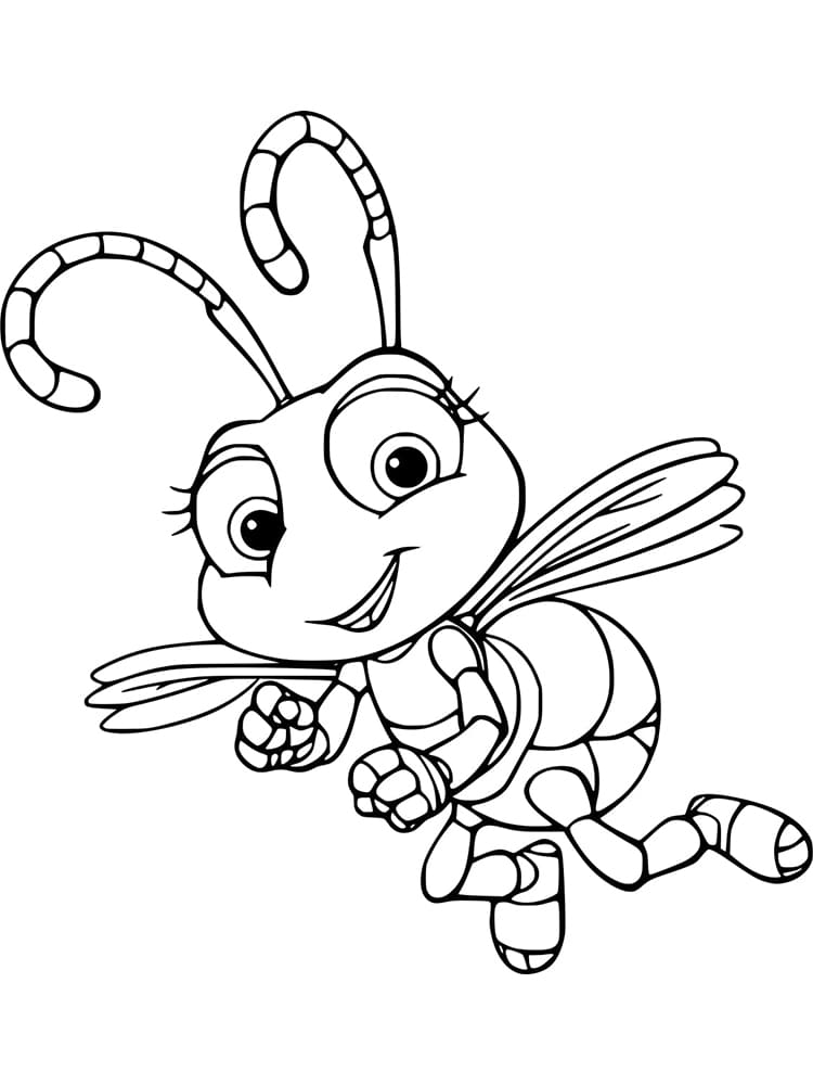 A Bug’s Life Dot coloring page