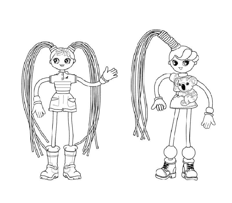 Adorable Betty Spaghetty coloring page