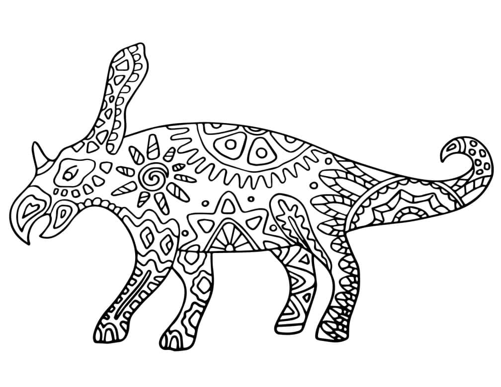 Alebrije Bagaceratops Dinosaur