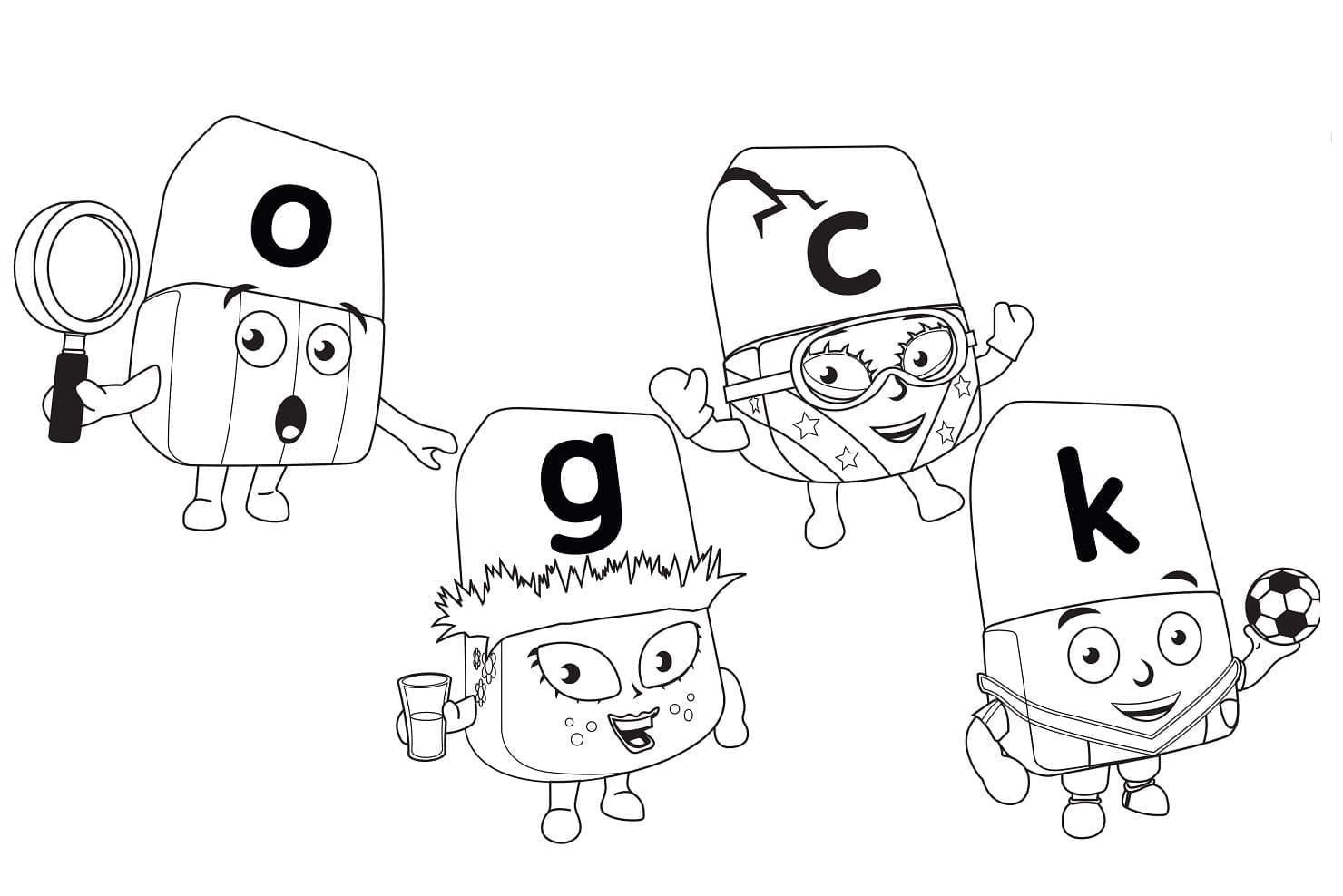 Alphablocks For Kids coloring page