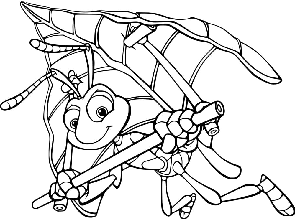 Amazing Flik coloring page