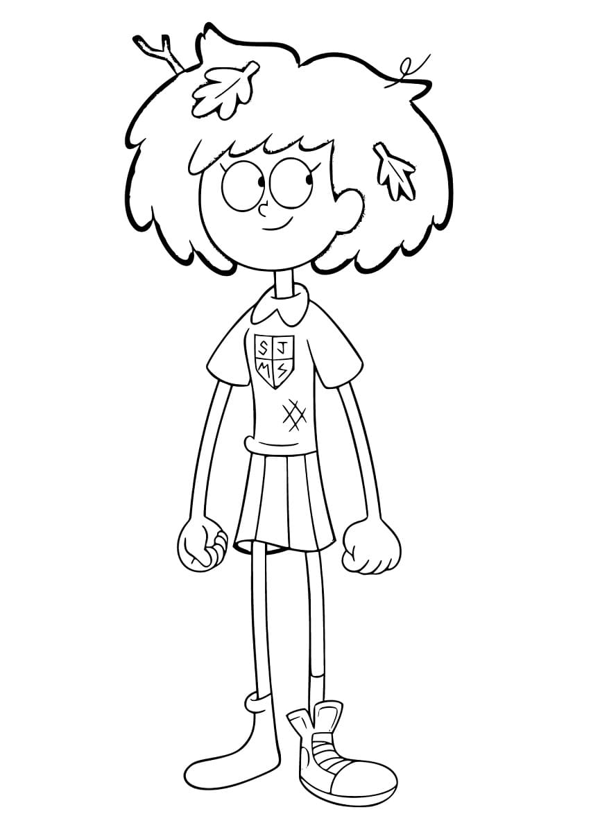 Anne Boonchuy coloring page - Download, Print or Color Online for Free