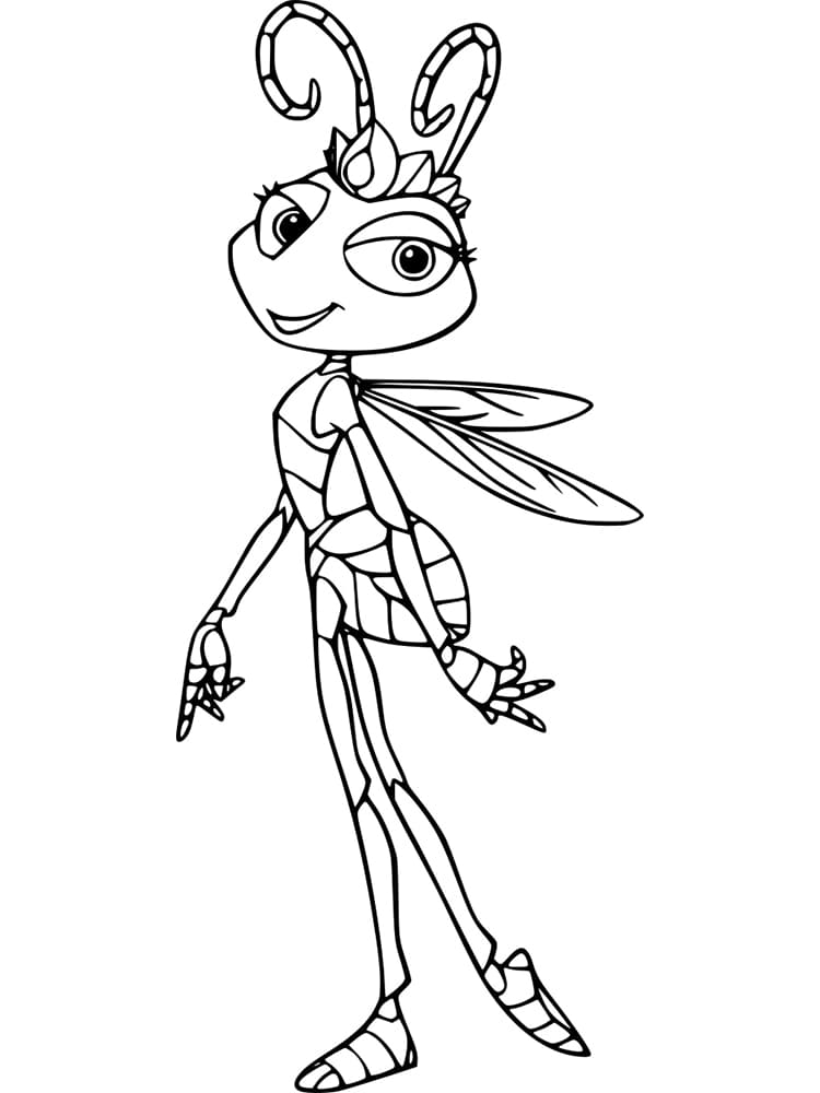 Atta from A Bug’s Life coloring page