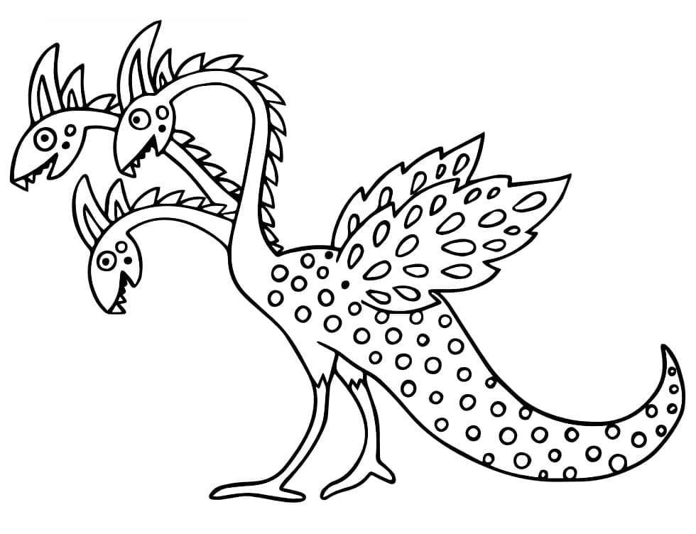 Beast Alebrijes coloring page